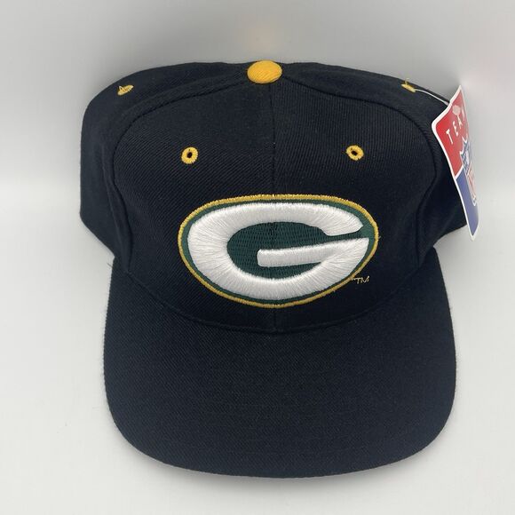 Vintage Green Bay Packers Drew Pearson Old English Wool Snapback Hat Cap - NWT - Picture 4 of 14